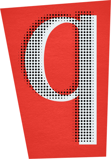 Collage lowercase letter q PNG, SVG