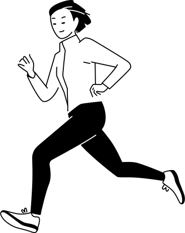 femme qui court PNG, SVG