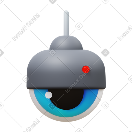 3D wall mount camera PNG, SVG