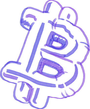 Bitcoin balloon PNG, SVG