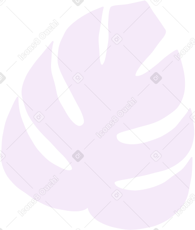 monstera leaf PNG, SVG
