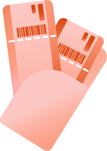 two plane tickets PNG, SVG