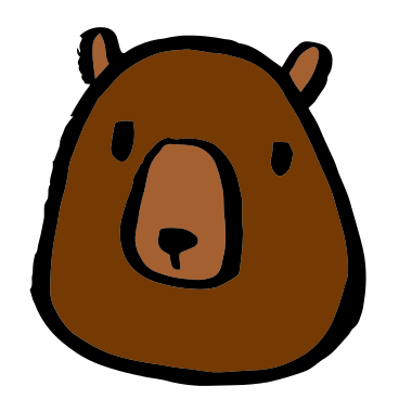 Tête d'ours PNG, SVG