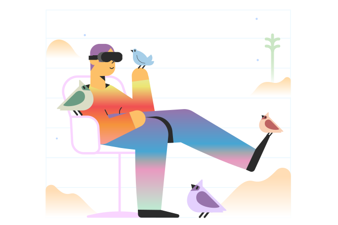 Vr のpngとsvgでのイラスト