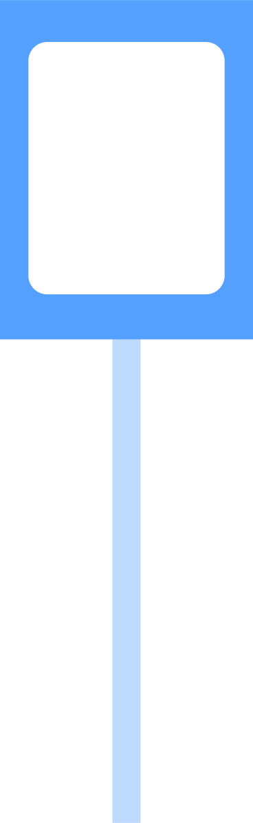 blue sign PNG, SVG