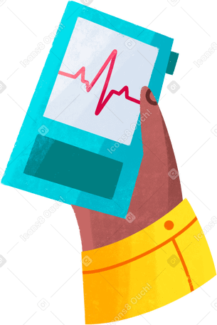 hand with voice recorder PNG, SVG