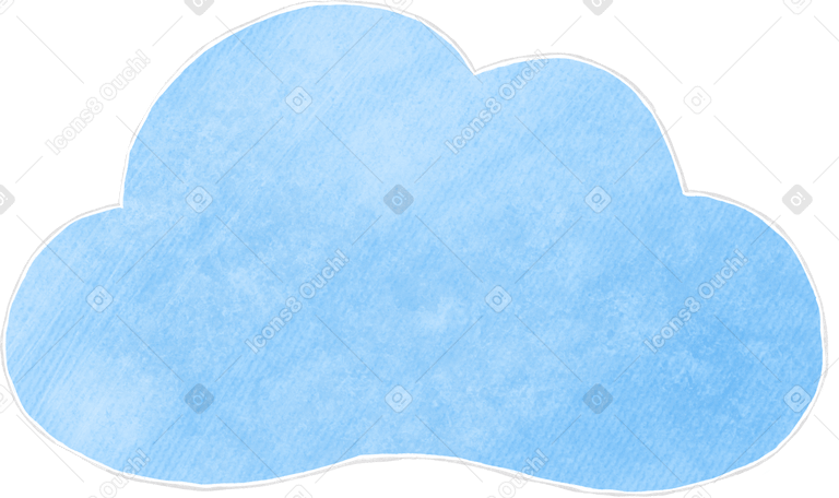 blue cloud в PNG, SVG