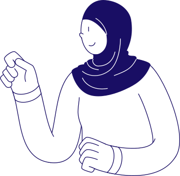 muslim woman holding something PNG, SVG