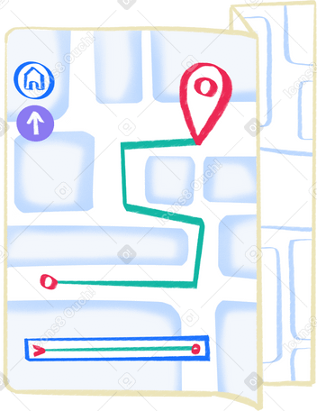 map for a phone app PNG、SVG
