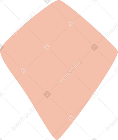 pink kite shape Illustration in PNG, SVG