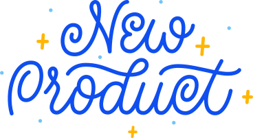 lettering new product blue with dots text animated illustration in GIF, Lottie (JSON), AE