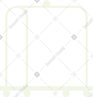 Luggage cart PNG, SVG