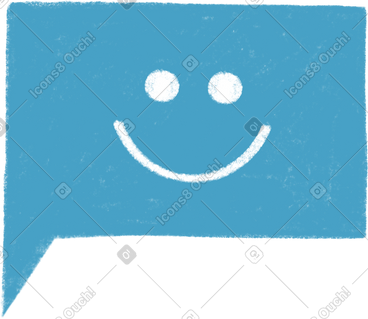 Bubble with a smiley PNG, SVG