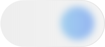 Blaues schaltersymbol im milchglasstil PNG, SVG