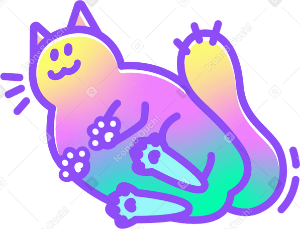 sitting cat PNG, SVG