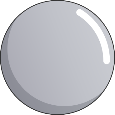 металлический шар в PNG, SVG