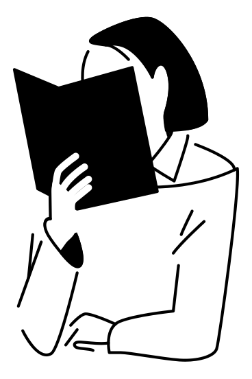 Frau liest ein buch oder einen roman PNG, SVG