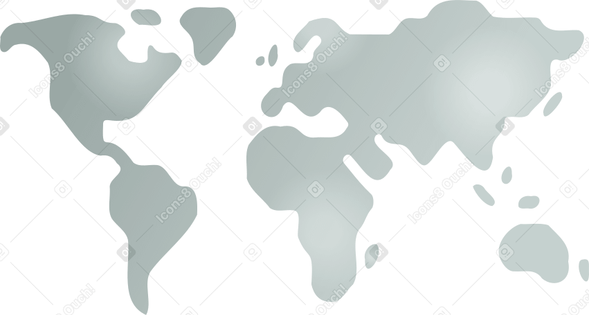 упрощенная карта мира в PNG, SVG