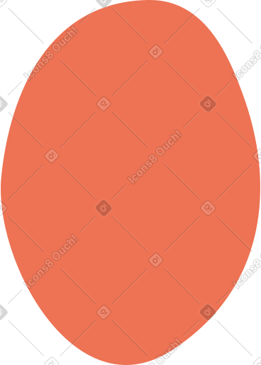 Orange ellipse PNG, SVG