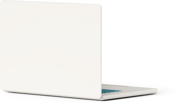 Weiße laptop-rückseite PNG, SVG