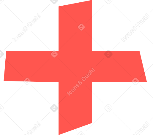 cross red Illustration in PNG, SVG