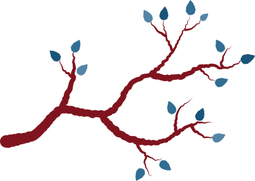 Ветка с листьями в PNG, SVG