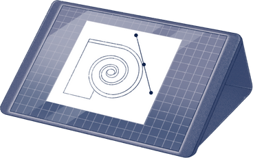 drawing tablet with logo PNG, SVG