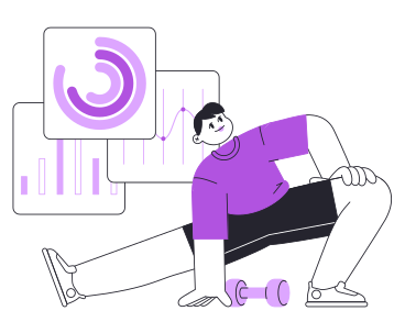 Man working out and stretching PNG, SVG
