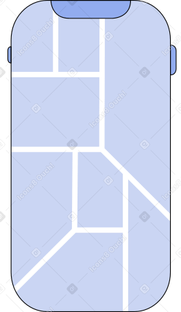 phone with map PNG、SVG