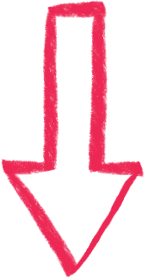 small red line arrow PNG, SVG