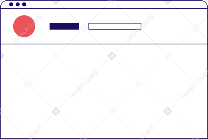 web page with header PNG, SVG