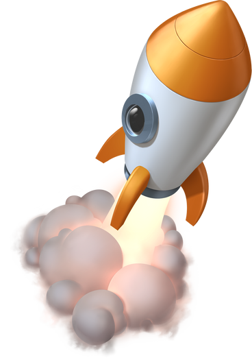 rocket with trace PNG, SVG