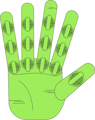 Пластиковая рука в PNG, SVG