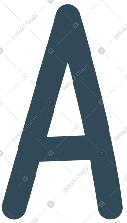 字母 a PNG, SVG