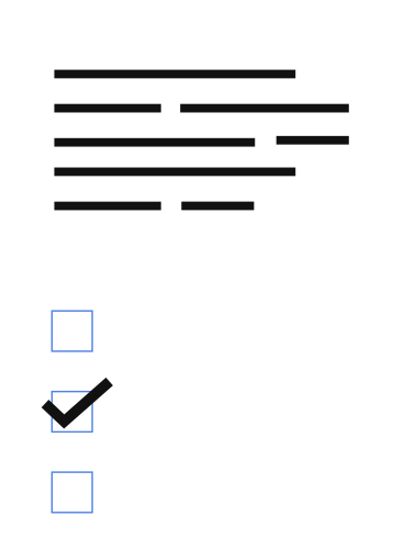 Papier mit text und häkchen PNG, SVG