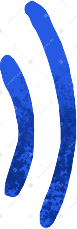blue sound waves PNG, SVG