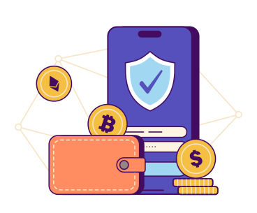 Cryptocurrency wallet and online banking PNG, SVG