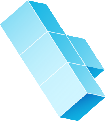 t shaped l shaped block of cubes PNG, SVG