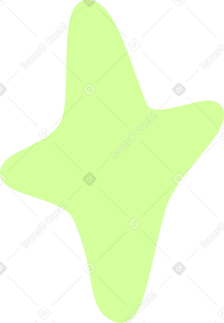 green star Illustration in PNG, SVG