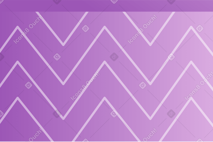 purple box with zigzag pattern Illustration in PNG, SVG