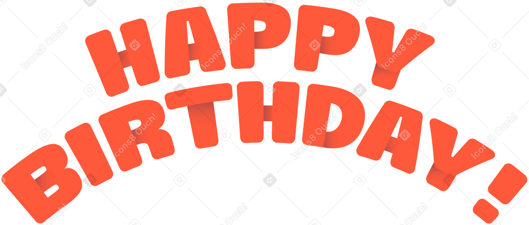 letras feliz cumpleaños! PNG, SVG