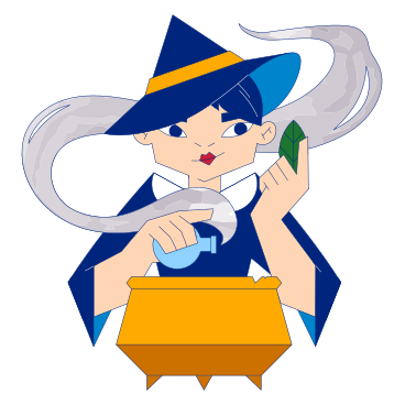 Witch making potion PNG, SVG
