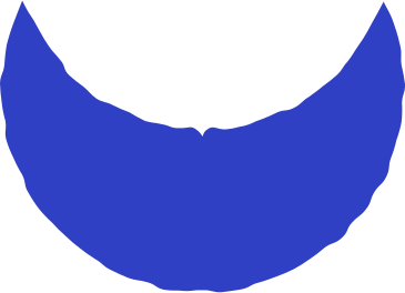 crescent blue PNG, SVG