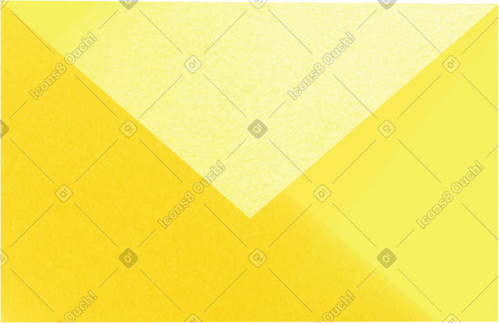 yellow envelope PNG, SVG