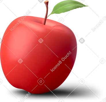 Red apple PNG, SVG