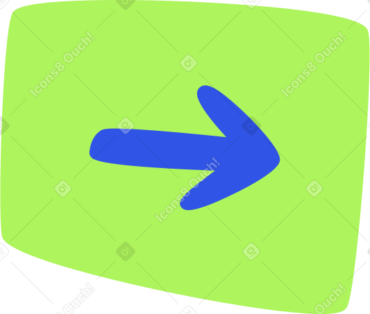 green button with arrow Illustration in PNG, SVG