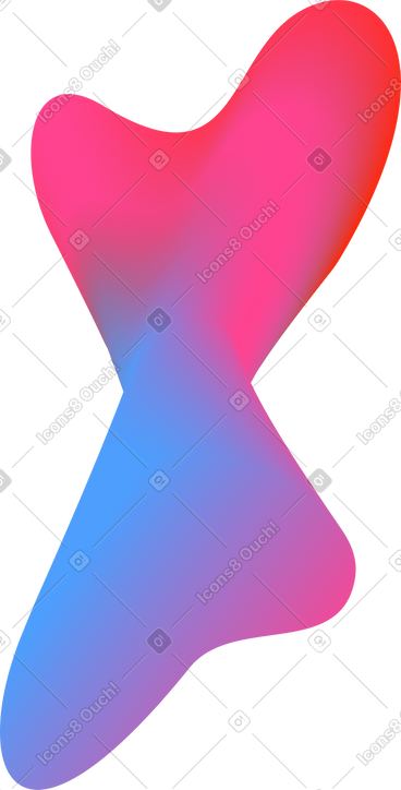 Neon twisted spot PNG, SVG