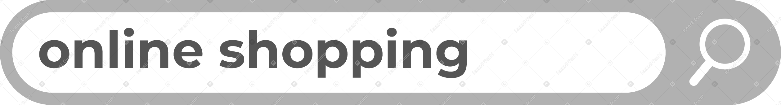 online shopping search PNG, SVG