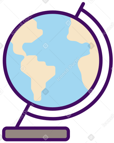 Глобус в PNG, SVG