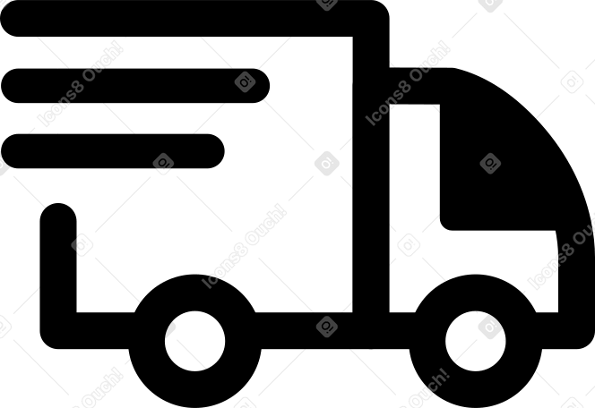 delivery truck icon в PNG, SVG